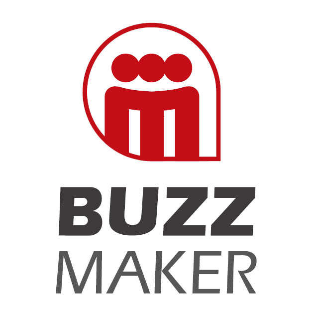 BuzzMaker 直式標誌